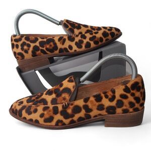 Madewell The Frances Leopard‎ Print Calf Hair Loafers Women's 7